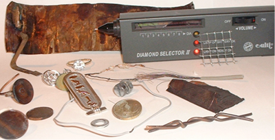 
使用电子钻石测试仪检测钻石